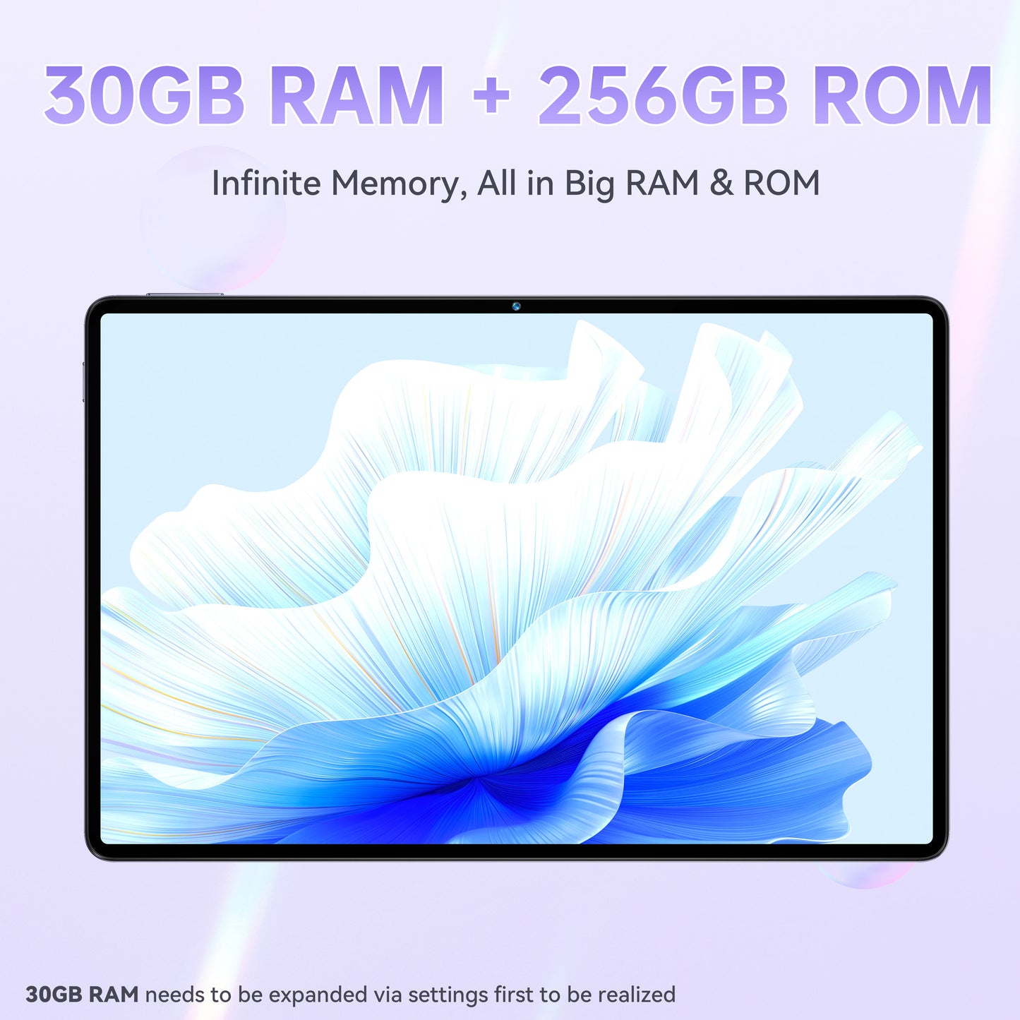 OUKITEL OT8 11" Gaming Tablet with Stylus Pen, for Android 13, 30GB for RAM + 256GB ROM, 8800mAh Battery, Dual SIM, 13MP & 8MP Cameras, Wi-Fi & 4G LTE, Type-C Fast Charging - Purple, Educational Tool|Sleek Design|Vibrant Disp