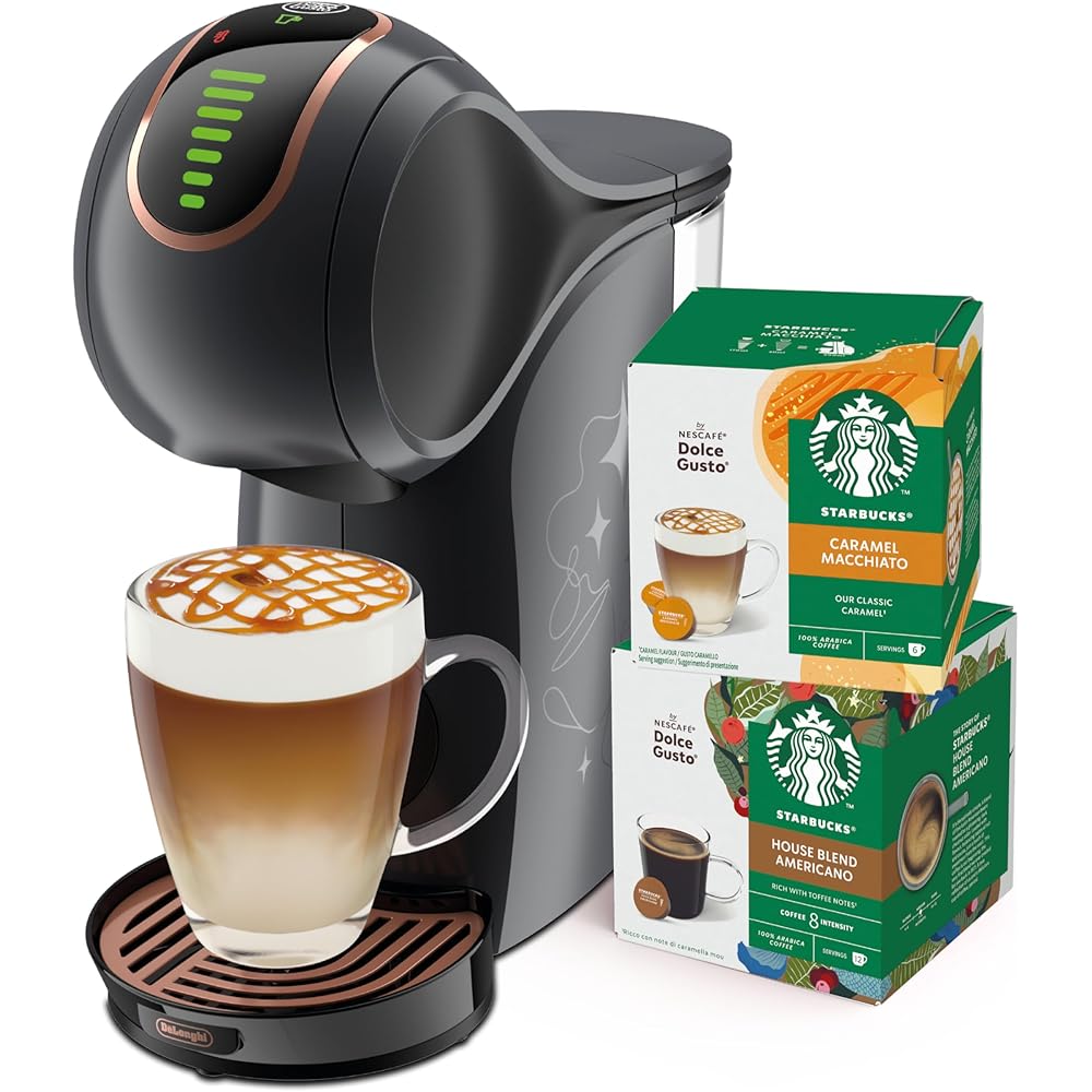 NEW Nescafe Dolce Gusto, Genio S Touch EDG426.B Share Bundle, Pod Capsule Coffee Machine, Espresso, Cappuccino, Latte and more, Black