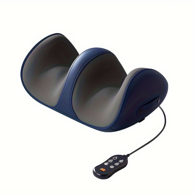 1pc Shiatsu Foot and Leg Massager with Heat, USB Rechargeable 2000mAh Lithium Battery, Unscented Electric Kneading Machine for Circulation and Relaxation