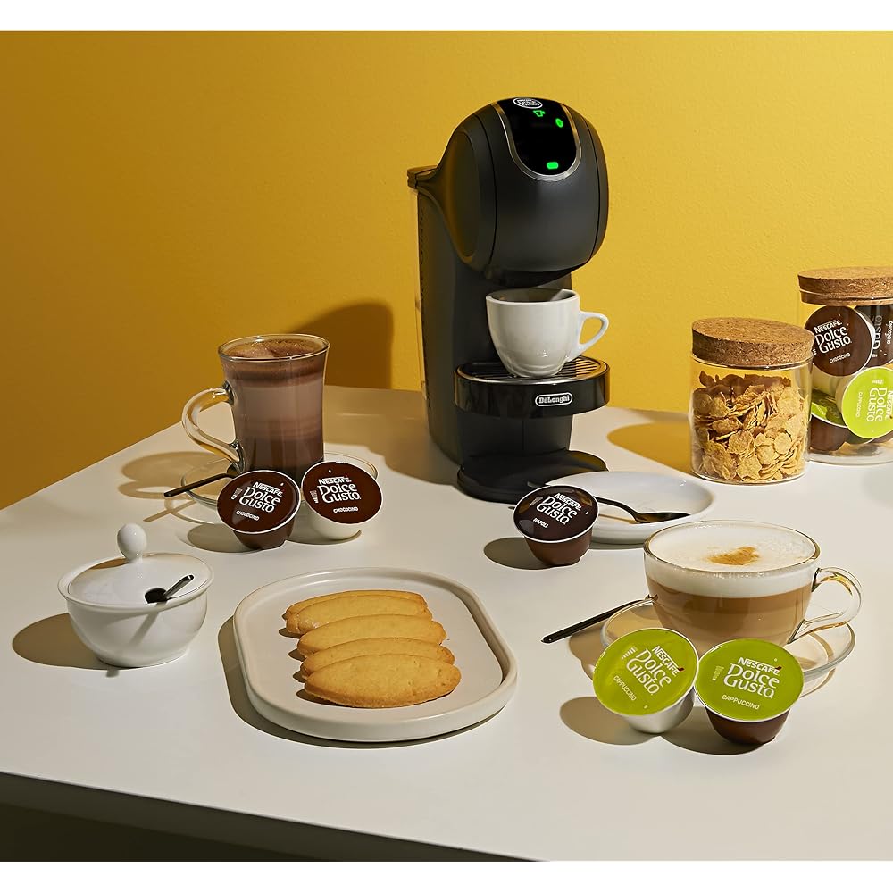 NEW Nescafe Dolce Gusto, Genio S Touch EDG426.B Share Bundle, Pod Capsule Coffee Machine, Espresso, Cappuccino, Latte and more, Black