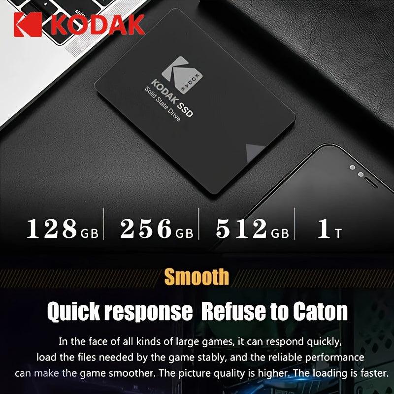 KODAK X130 PRO Internal SSD - 2.5 Inch SATA III Solid State Drive with High Speed Transfer for Laptop, Sata60gb Interface - Available in 1TB, 512GB, 256GB, 128GB (No Battery) - al-zeb-store