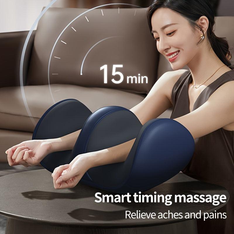 1pc Shiatsu Foot and Leg Massager with Heat, USB Rechargeable 2000mAh Lithium Battery, Unscented Electric Kneading Machine for Circulation and Relaxation - al-zeb-store