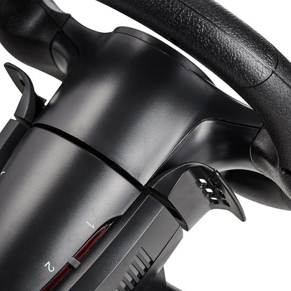 NEW Next-Gen Pro Racing Wheel with Pedals and Shifter - ible with Xbox Series X|S, Xbox One, PS4, Nintendo Switch and PC - Realistic Steering Wheel Controller Accessory