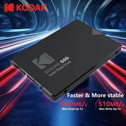 KODAK X130 PRO Internal SSD - 2.5 Inch SATA III Solid State Drive with High Speed Transfer for Laptop, Sata60gb Interface - Available in 1TB, 512GB, 256GB, 128GB (No Battery) - al-zeb-store