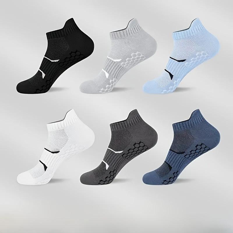 2pcs Men's Breathable Low-Cut Socks - Comfortable, Sweat Absorbent Athletic Ankle Socks for Everyday & Outdoor Wear, Perfect for Spring & Summer, Plus Size Socks - al-zeb-store