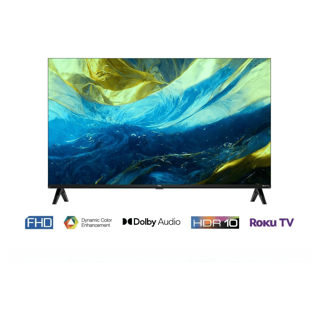 TCL, 40-inch Roku TV, Full HD, HDR for a Superior Experience, Dolby Audio Inserted, Powerful Speakers Bring You a More Immersive and Surrounding Experience, Smart TV for Home/camping/caravan/motorhomes/campervan, 40RS550K - al-zeb-store