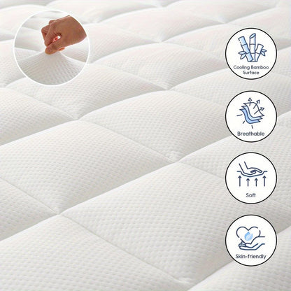 10cm(7+3) Dual-layer Memory Foam Mattress Topper With Washable Bamboo Pillow Top Cover - al-zeb-store