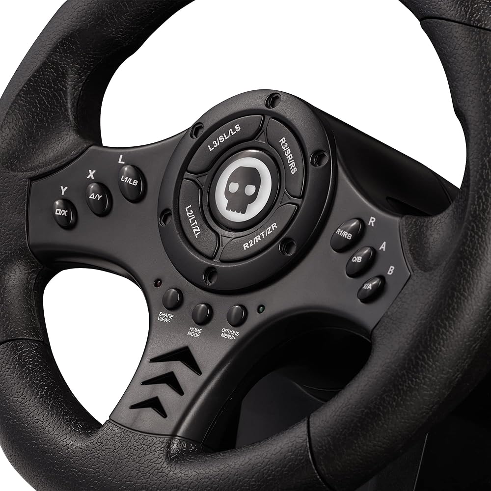 NEW Next-Gen Pro Racing Wheel with Pedals and Shifter - ible with Xbox Series X|S, Xbox One, PS4, Nintendo Switch and PC - Realistic Steering Wheel Controller Accessory
