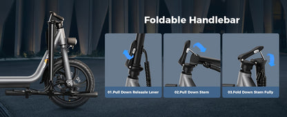 Jasion JS3 High-Power 500W Electric Scooter for Adults - Foldable, Dual Brakes, Up to 20 KM/H Speed, 20 Miles Range, Rechargeable Battery