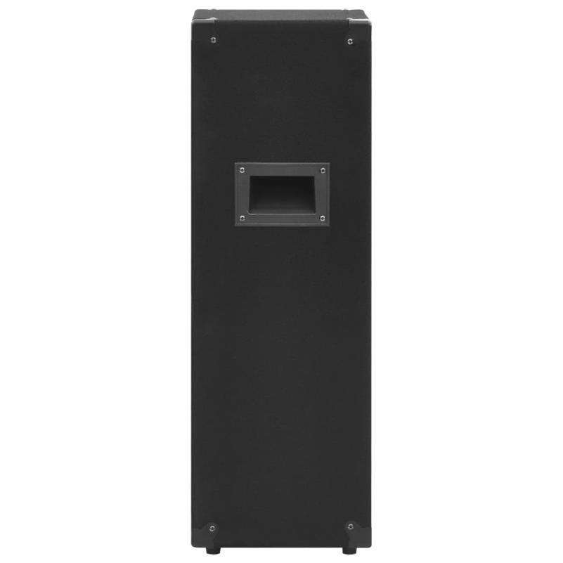 1 Pair High Power 1000W Dual Passive Stage Speakers, Plastic, Non-Waterproof, Black - al-zeb-store