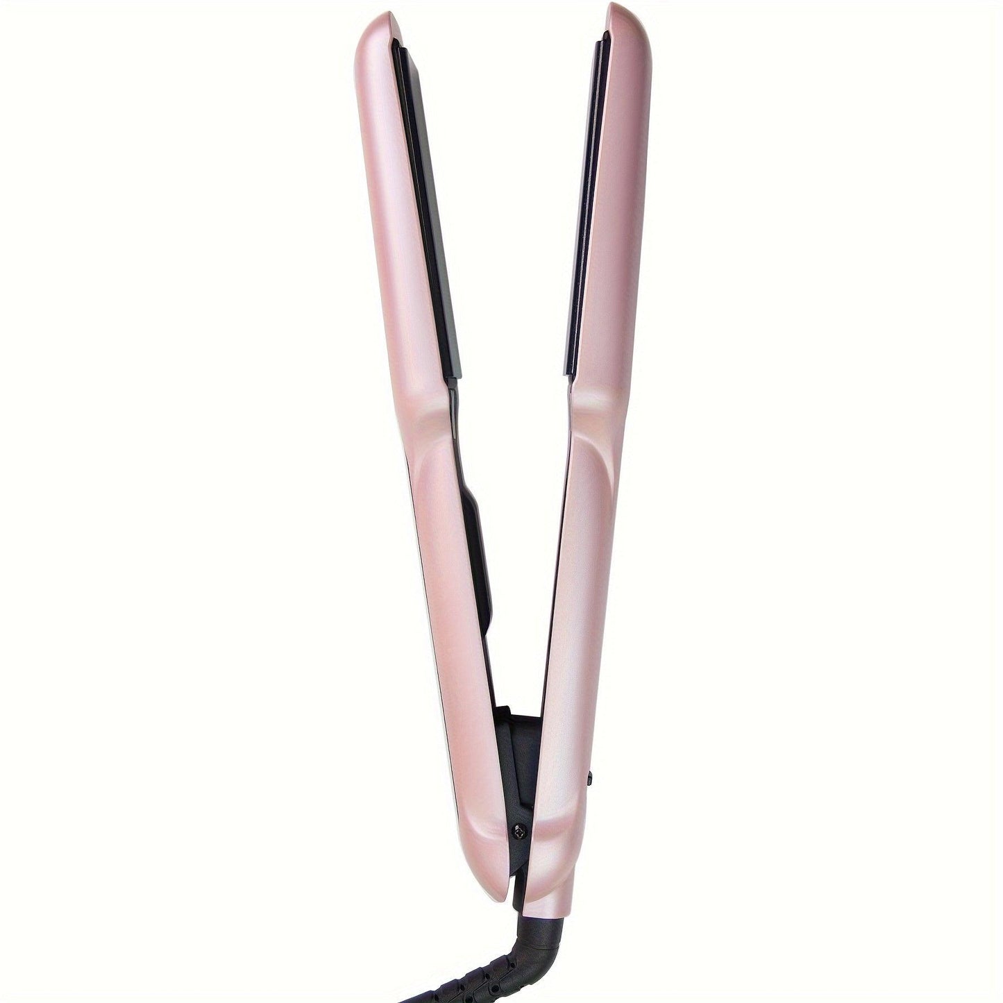 ANGENIL Professional Ceramic Hair Straightener & Curler - Pink, 4.06cm Wide Plate, Argan Oil Infused, Heat Adjustable Flat Iron with UK Plug, Includes Styling Clips, Gloves & Storage Case - Ideal for All Hair Types - al-zeb-store