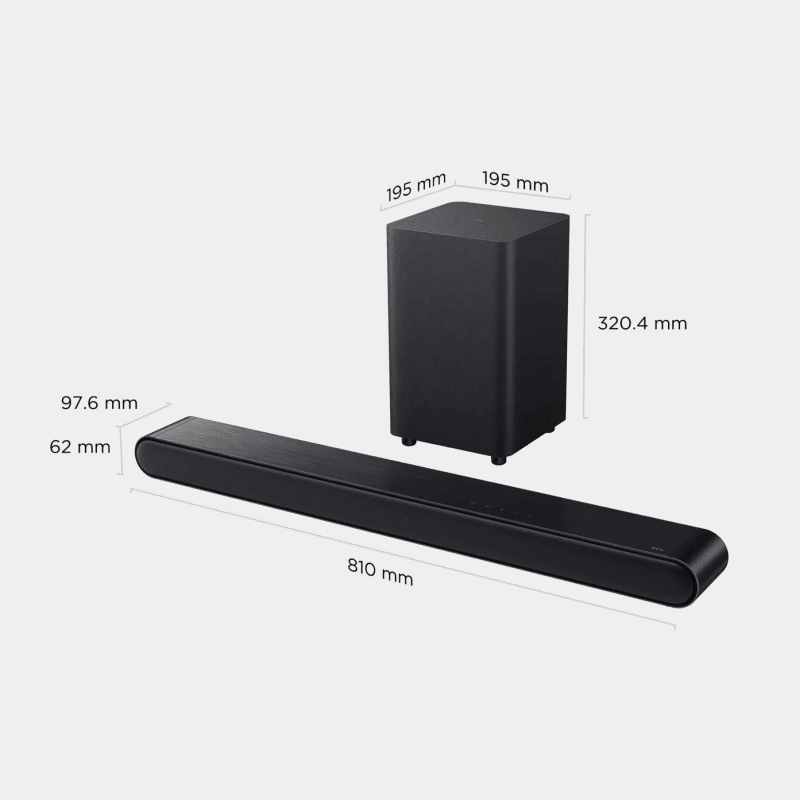 TCL S643WK 3.1 Sound Bar & Wireless Subwoofer, Roku TV Ready, S643W - al-zeb-store