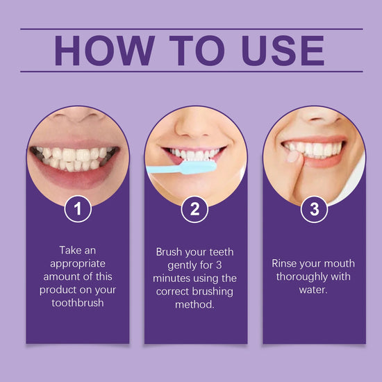 Whitening Purple Toothpaste Dental Color Corrector Remove Tartar Plaque Repair Gum Cleaning Bad Breath Tooth Brightening Powder