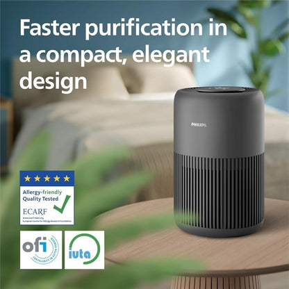 NEW 800 Series Air Purifier - Removes Germs, Dust and Allergens in Rooms up to 49m², 3 Speeds, Sleep Mode, Replacement filter: FY0900 (AC0820/30) - al-zeb-store