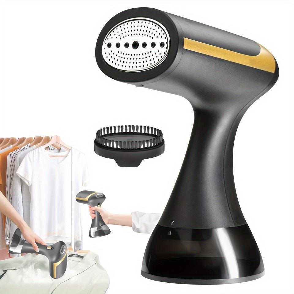 Compact Handheld Garment Steamer - 1500W, Portable Travel Iron for Clothing, Detachable Water Tank, UK Plug, Ideal for Home & Travel Use - al-zeb-store