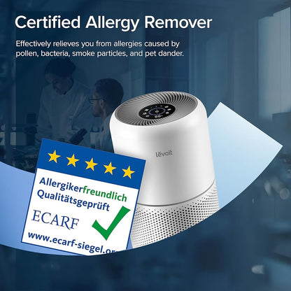 NEW Smart Wifi Air Purifier for Home Bedroom 100m², CADR 240m³/h, HEPA Filter with Air Quality Sensor, Air Frenshener, Alexa Control & Quiet Auto Mode, Removes Pollen Allergen Dust Odour, Core 300S