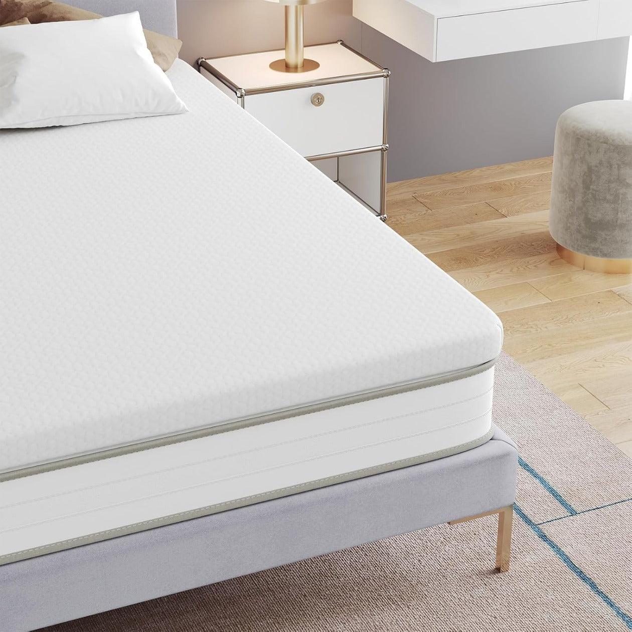 Double Mattress Enhancer - 7cm Memory Foam with Washable Cover - al-zeb-store