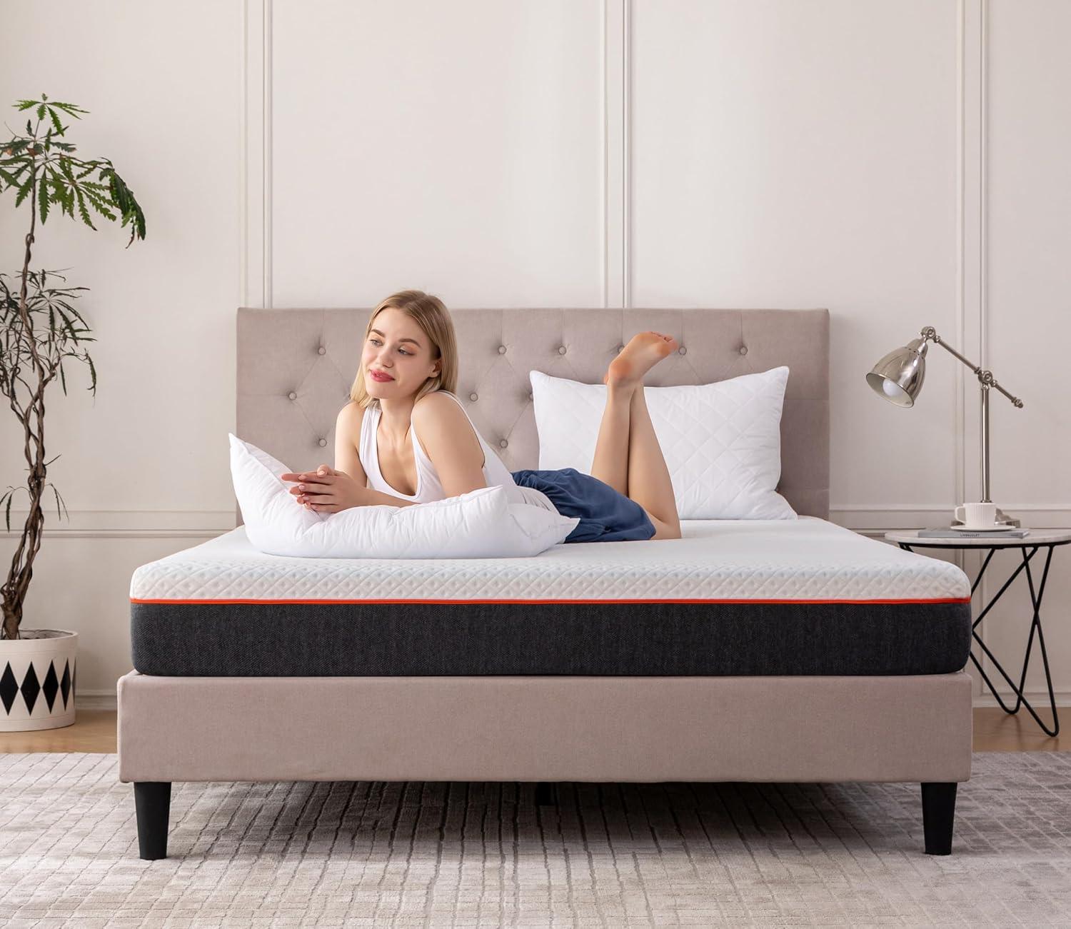 Mattress Single Memory Foam Mattresses 3FT with Breathable 6.29 Inch Soft and Comfortable Fabric Single Bed Mattress Medium Firm for Body Support Single 90x 190 x 16cm furniture for home - al-zeb-store